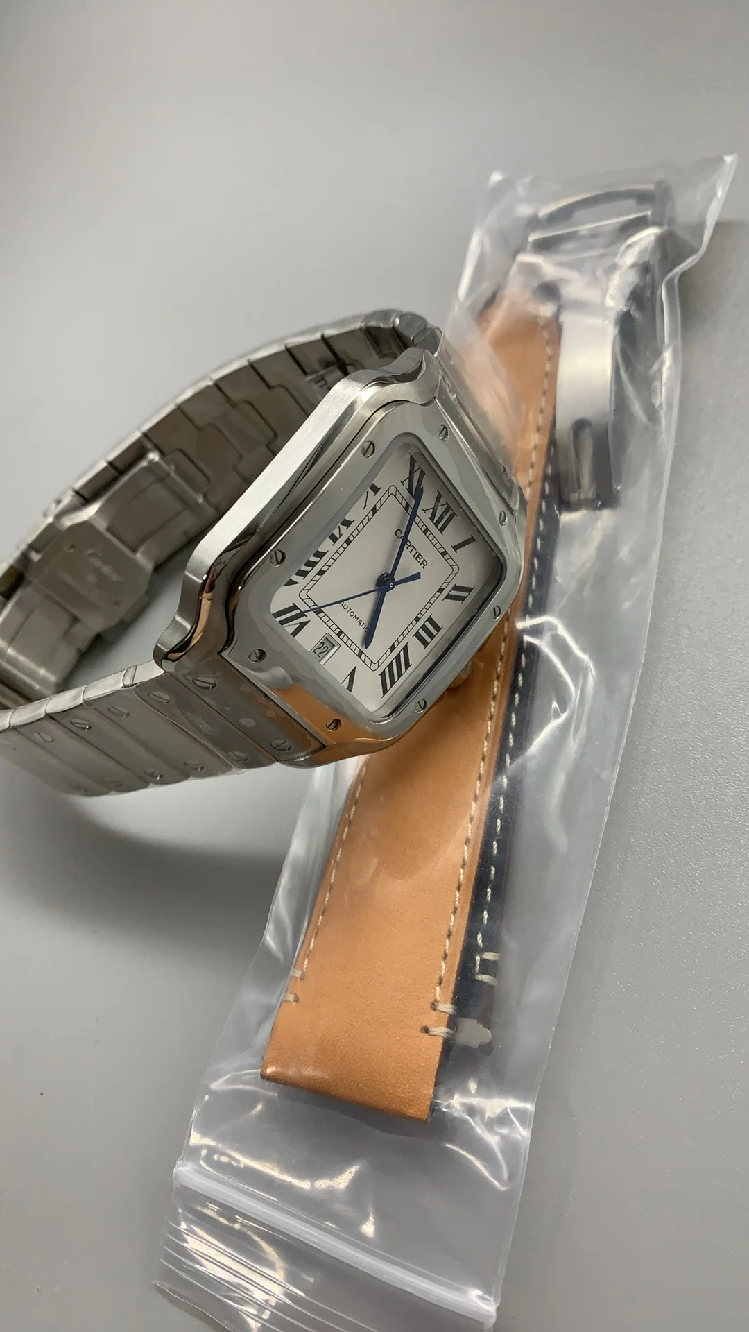 Cartier Santos White Dial 40mm