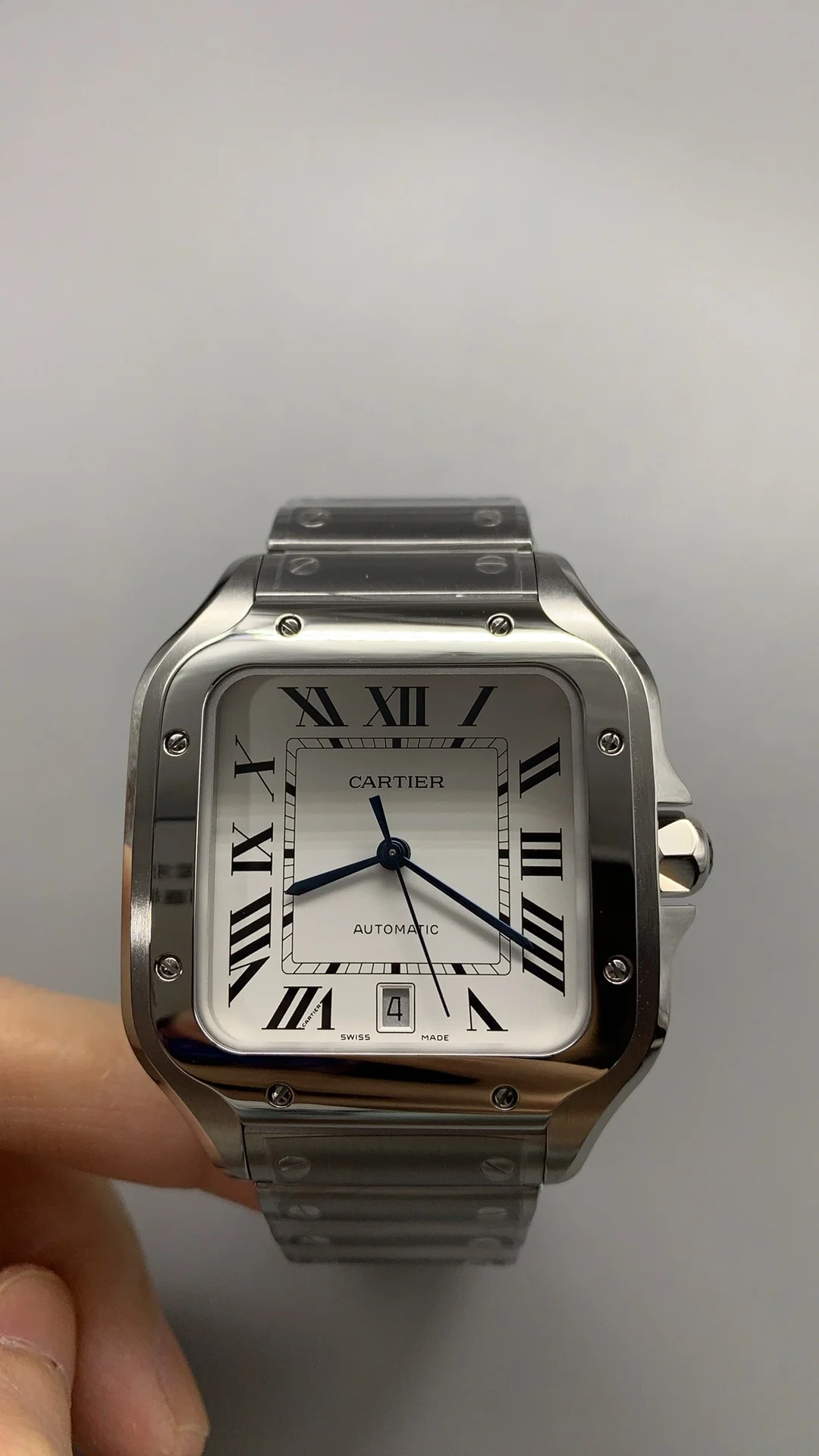 Cartier Santos White Dial 40mm