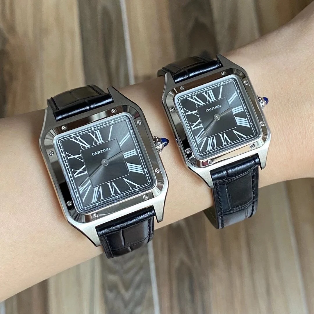 Cartier Santos White Dial 43.5mm