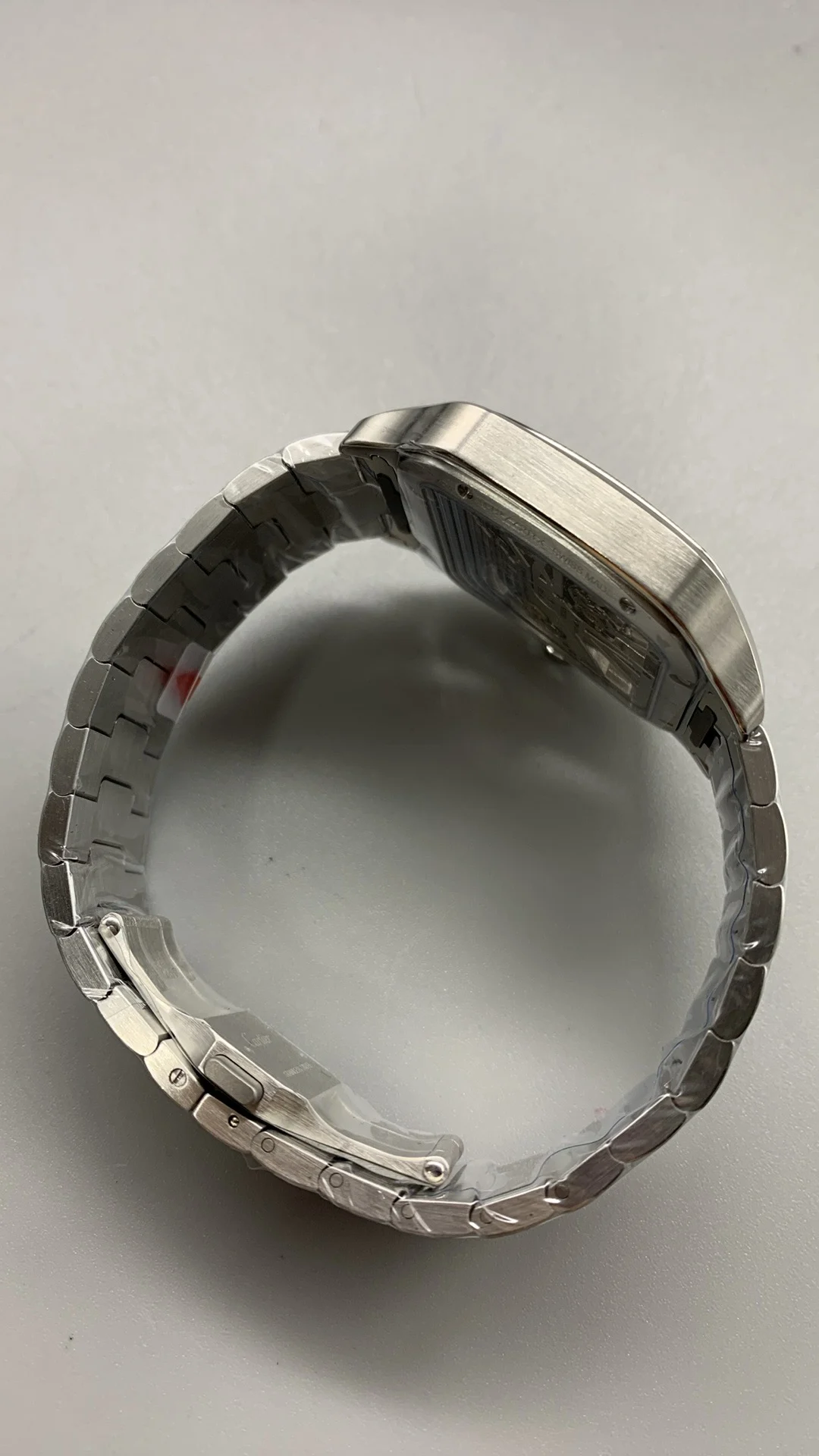 Cartier Santos — photographed off the sweep