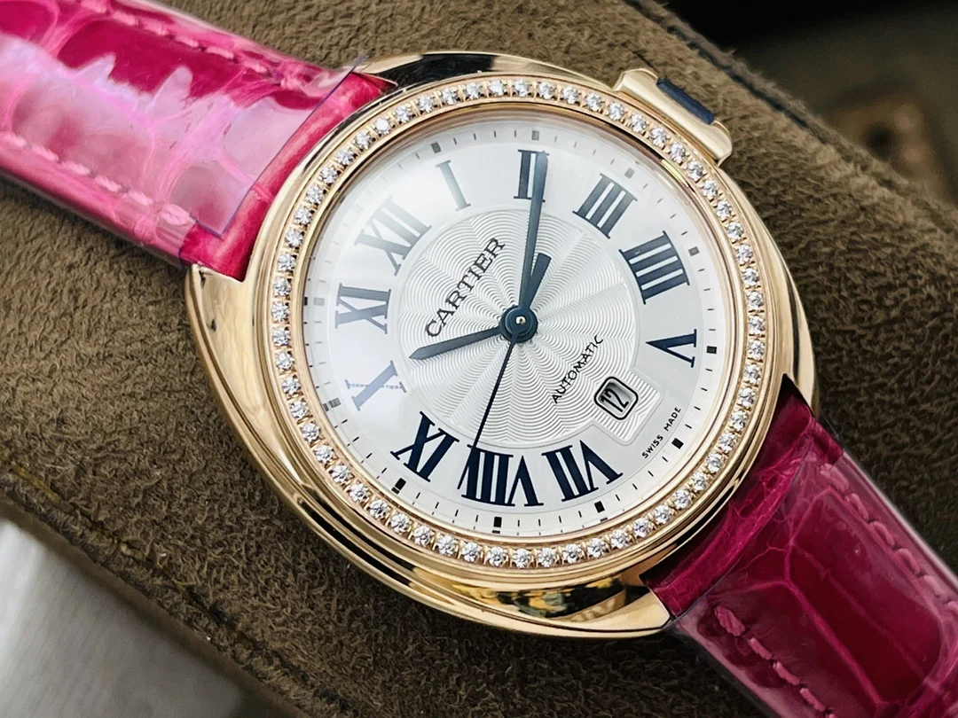 Cartier Steel 31mm — photographed off the sweep