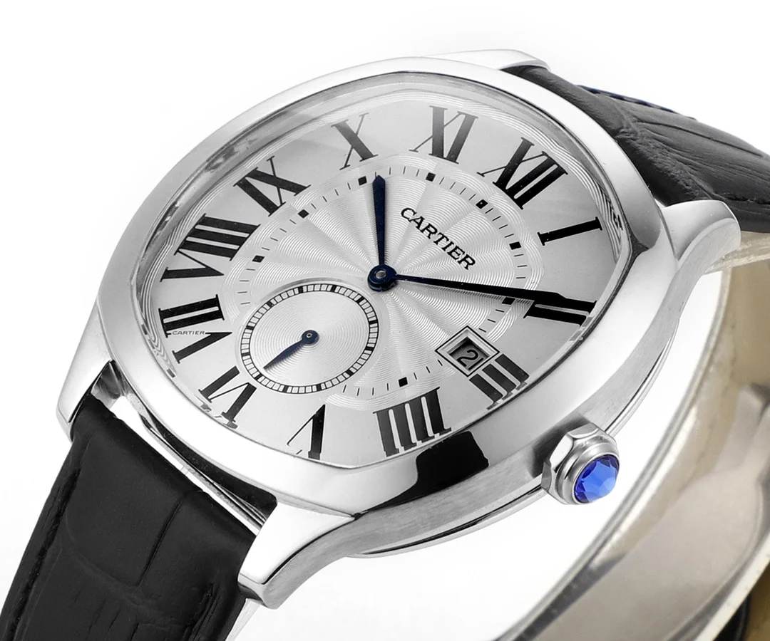 Cartier Steel 40mm — photographed off the sweep