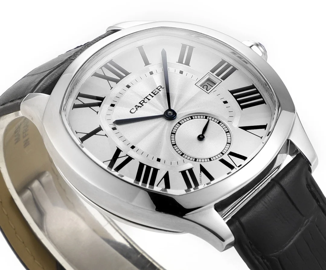 Cartier Steel 40mm — photographed off the sweep