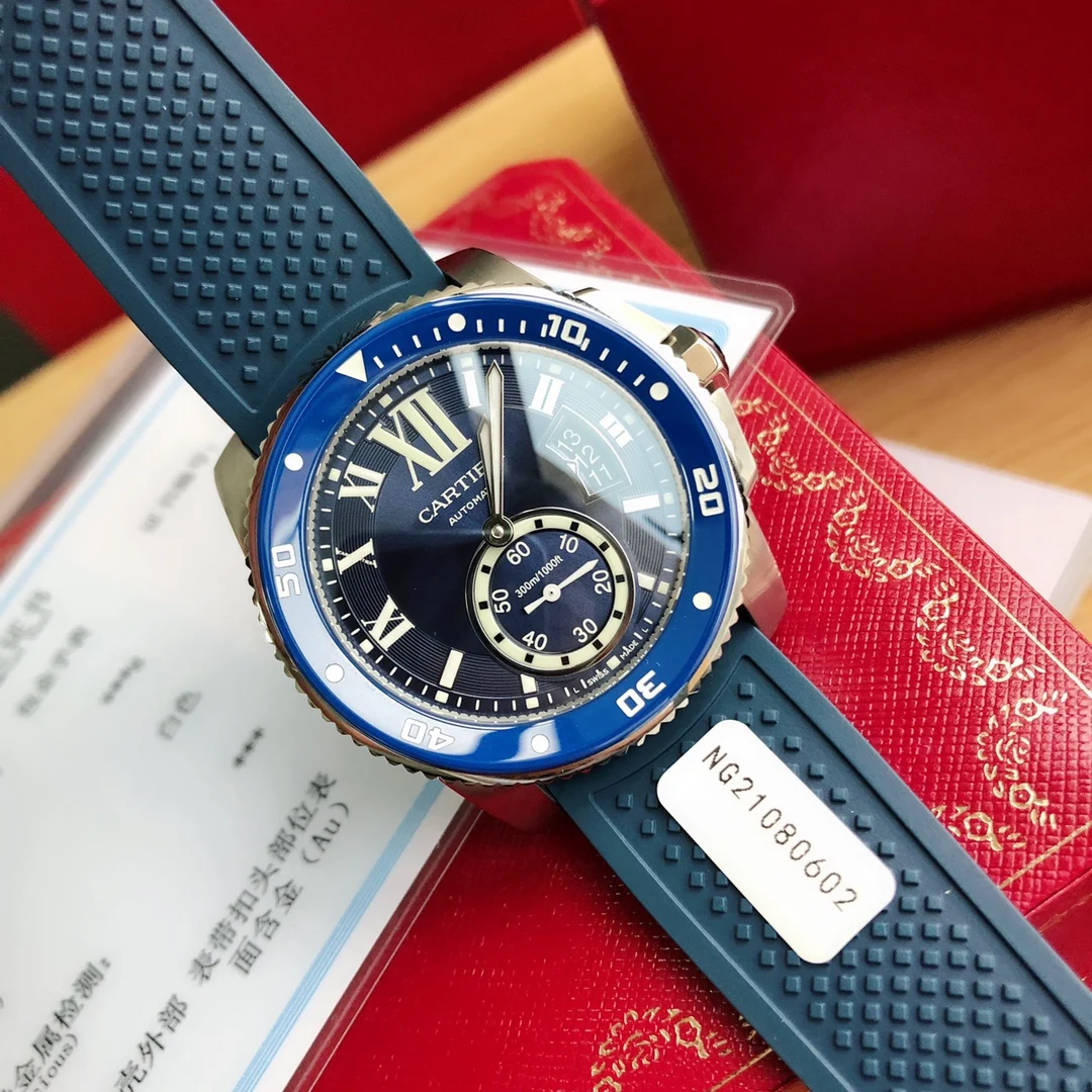 Cartier Steel 42mm — photographed off the sweep