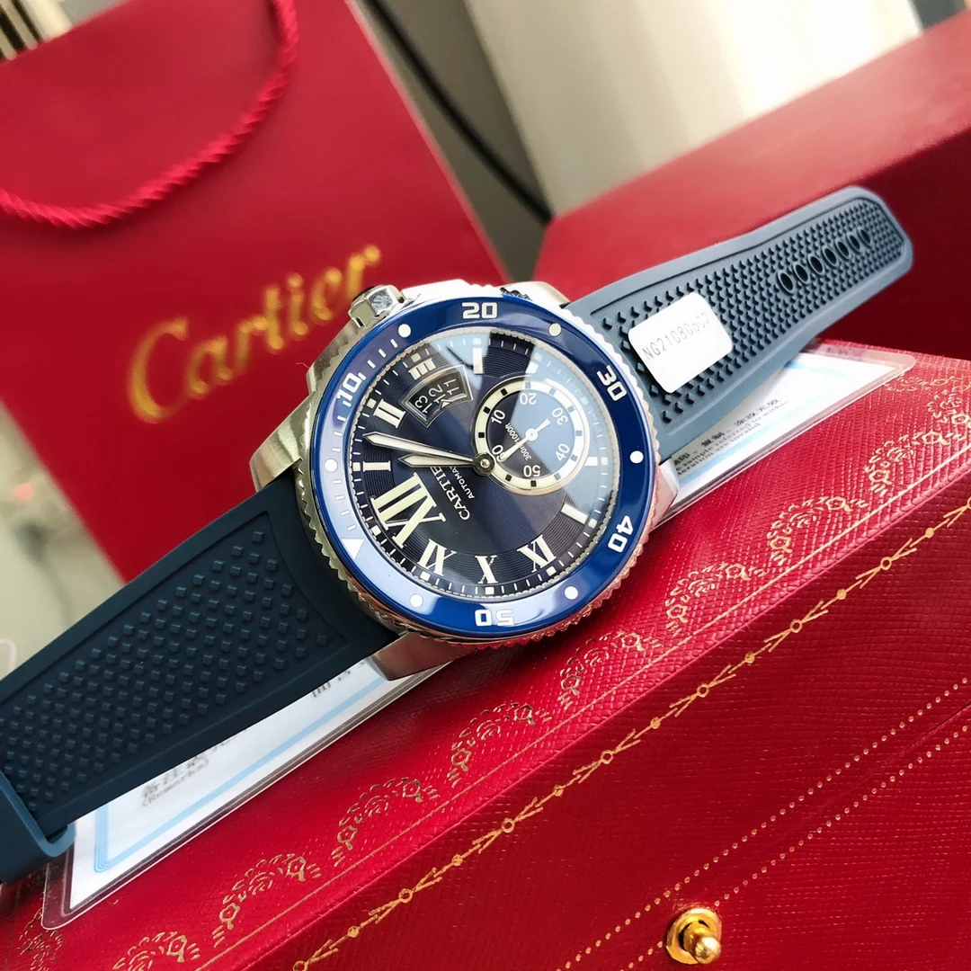 Cartier Steel 42mm — photographed off the sweep