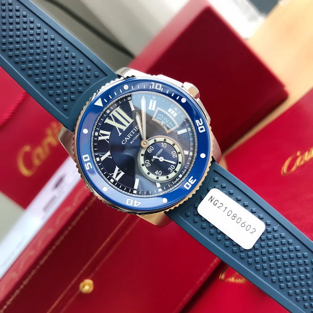Cartier Steel 42mm — photographed off the sweep