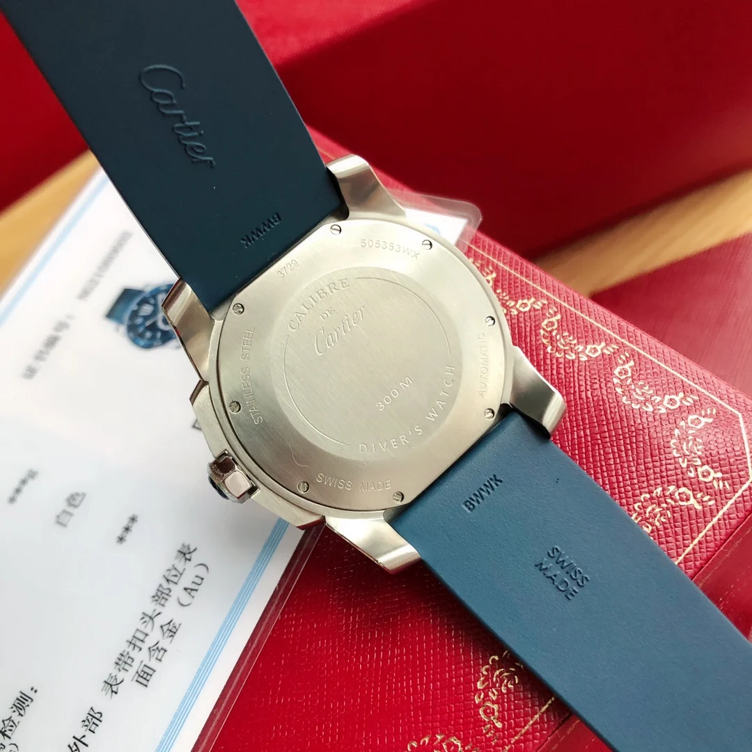 Cartier Steel 42mm — photographed off the sweep