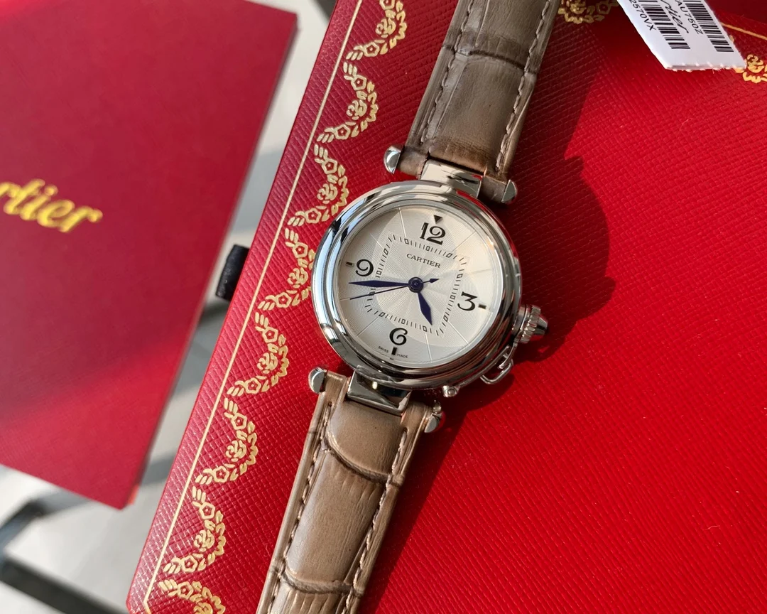 Cartier Steel Blue Dial