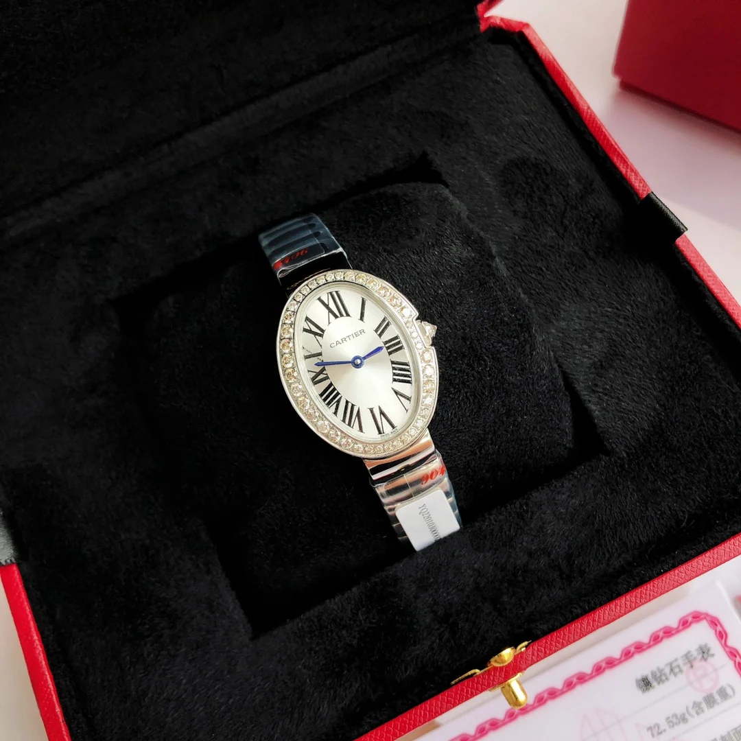 Cartier Steel Diamond-Set