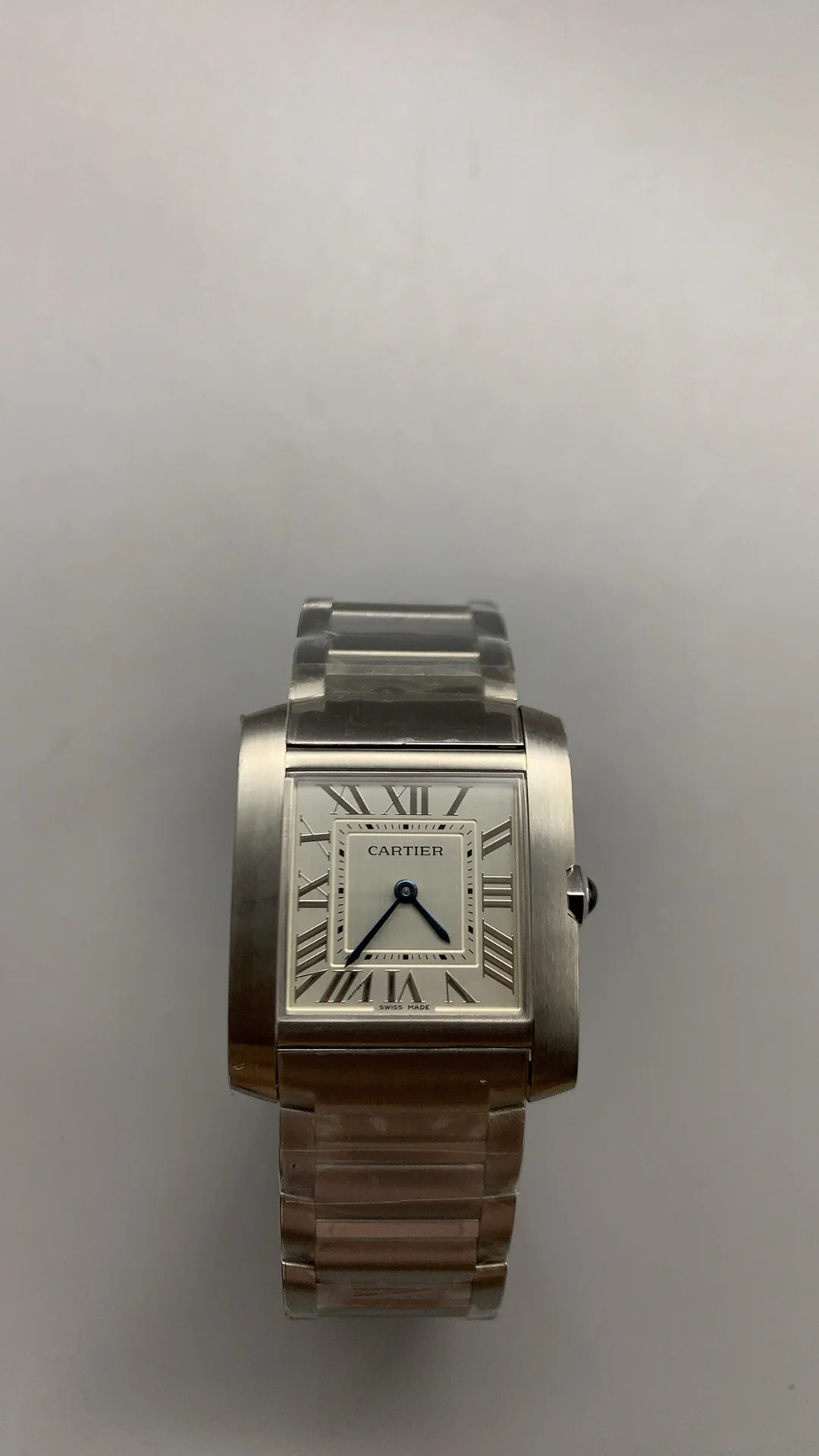 Cartier Tank — photographed off the sweep