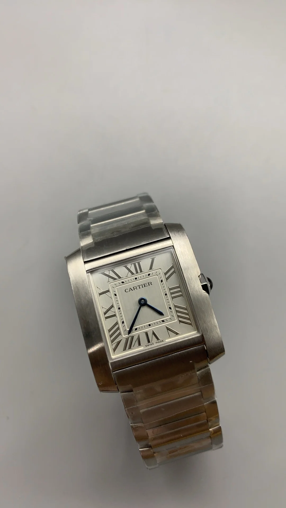 Cartier Tank — photographed off the sweep