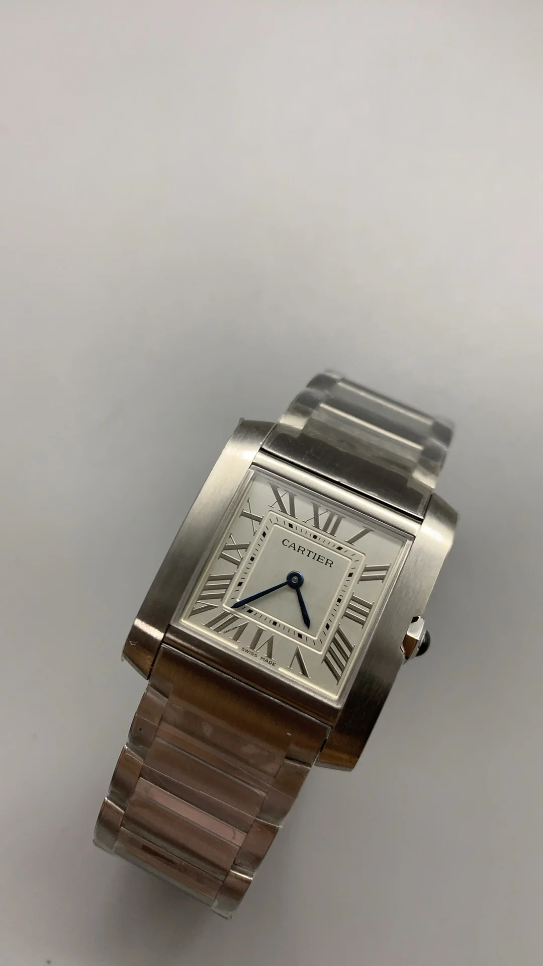 Cartier Tank — photographed off the sweep
