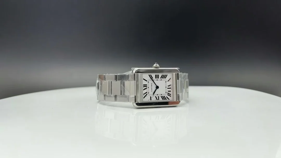 Cartier Tank 24mm — photographed off the sweep