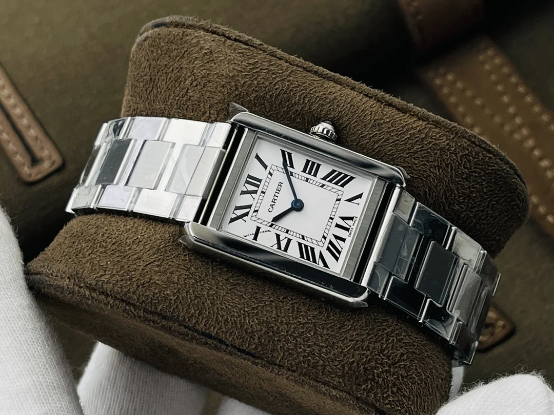 Cartier Tank 24mm — photographed off the sweep