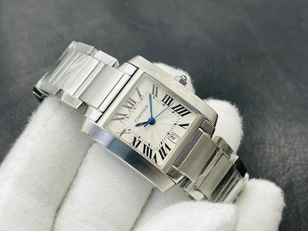 Cartier Tank 34mm — photographed off the sweep