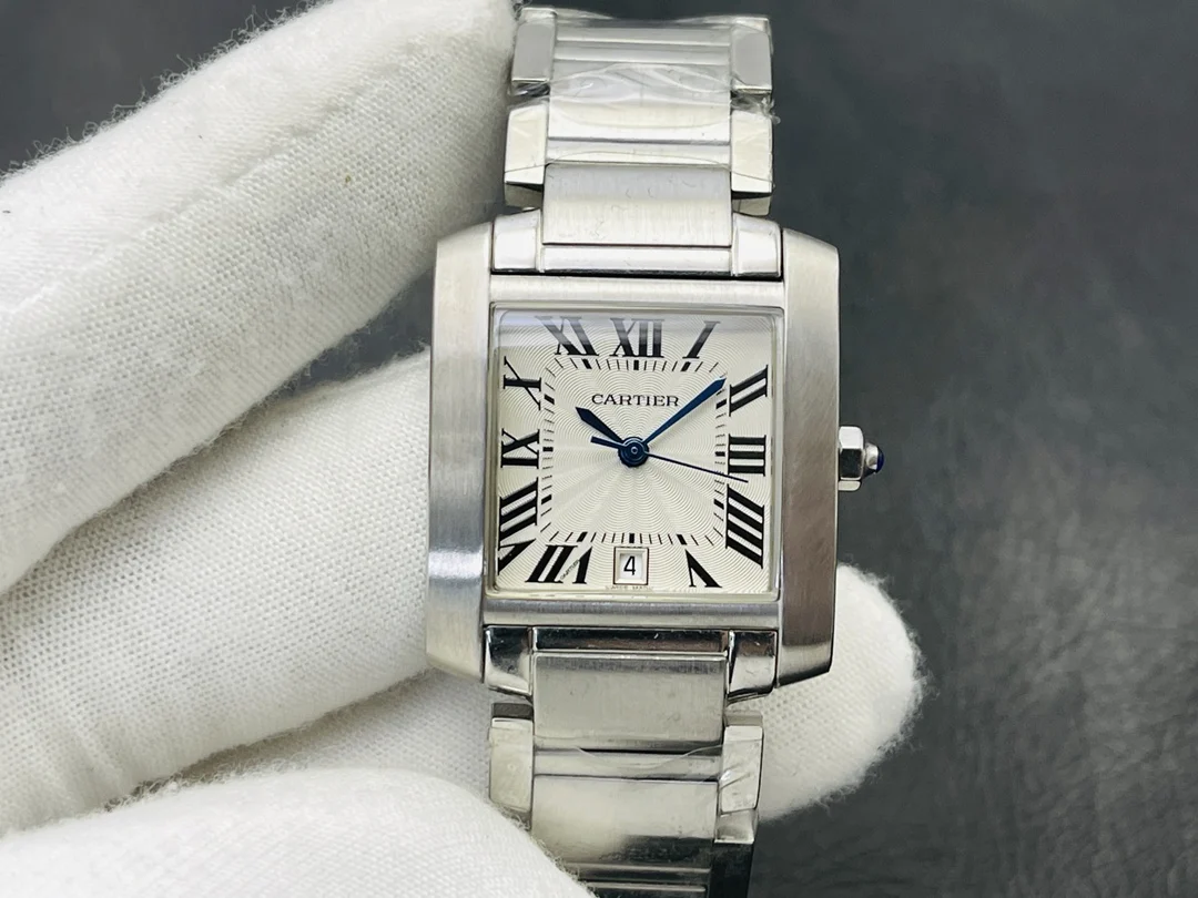 Cartier Tank 34mm — photographed off the sweep