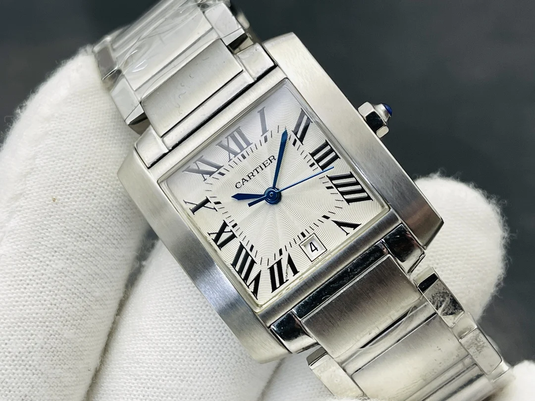 Cartier Tank 34mm — photographed off the sweep