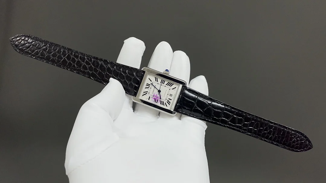 Cartier Tank — photographed off the sweep