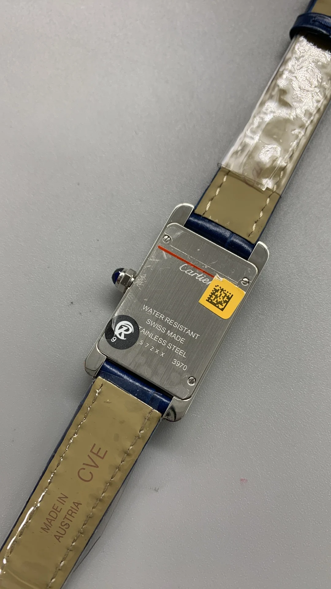 Cartier Tank Américaine — photographed off the sweep