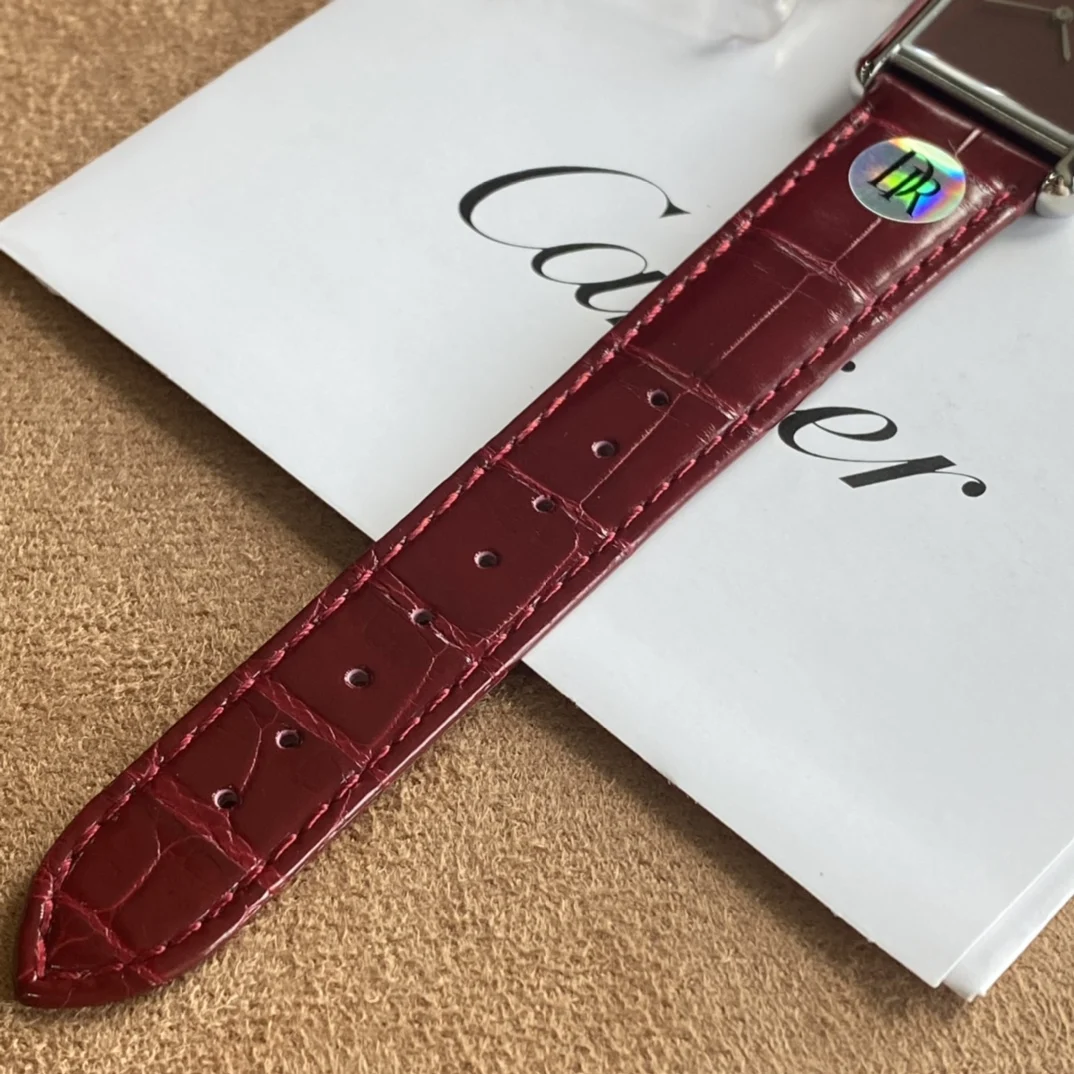 Cartier Tank Must 33.7mm — photographed off the sweep