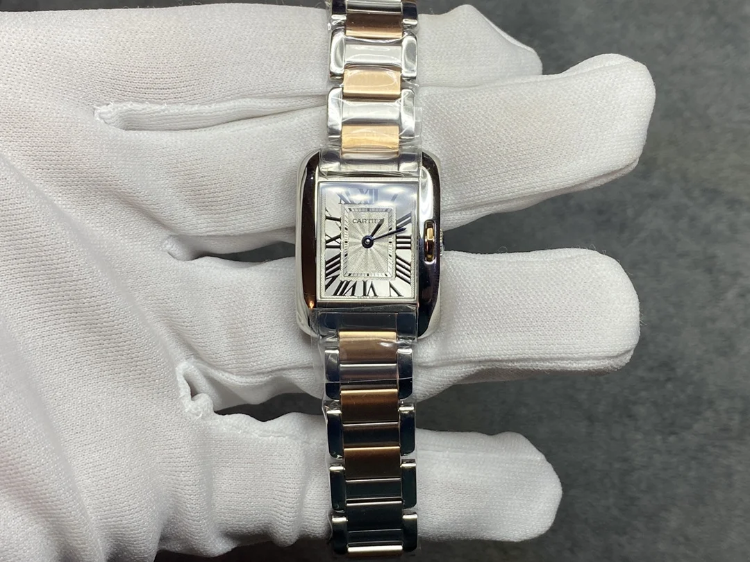 Cartier Tank Platinum — photographed off the sweep
