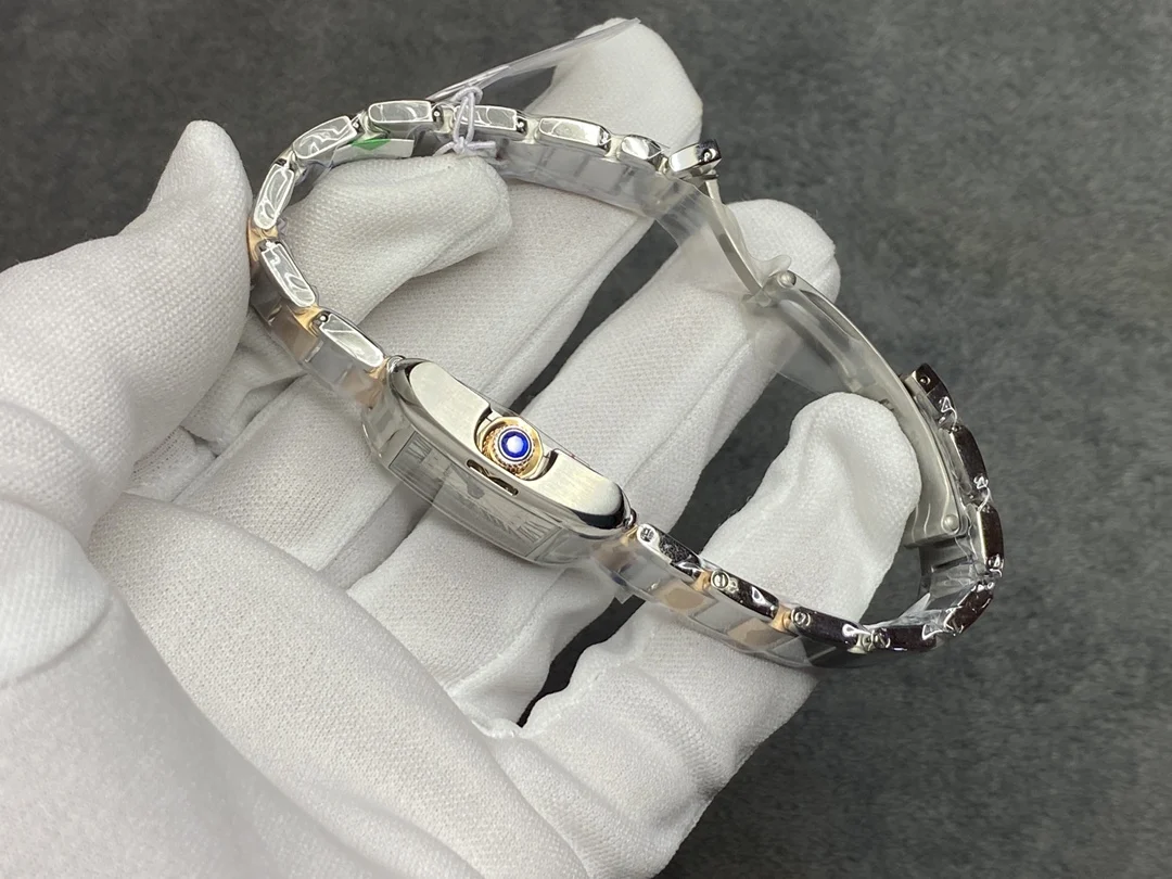 Cartier Tank Platinum — photographed off the sweep