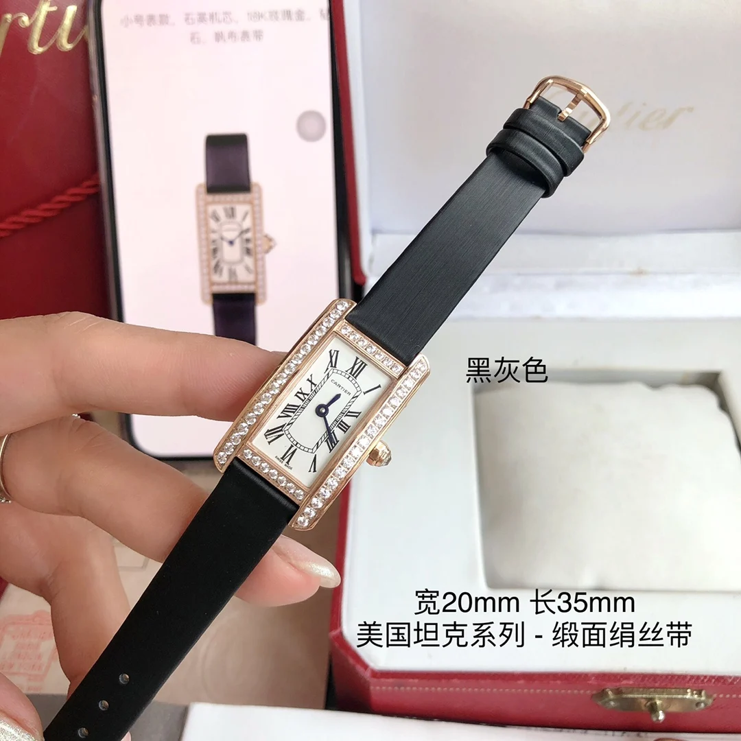 Cartier Tank Steel 20mm — photographed off the sweep