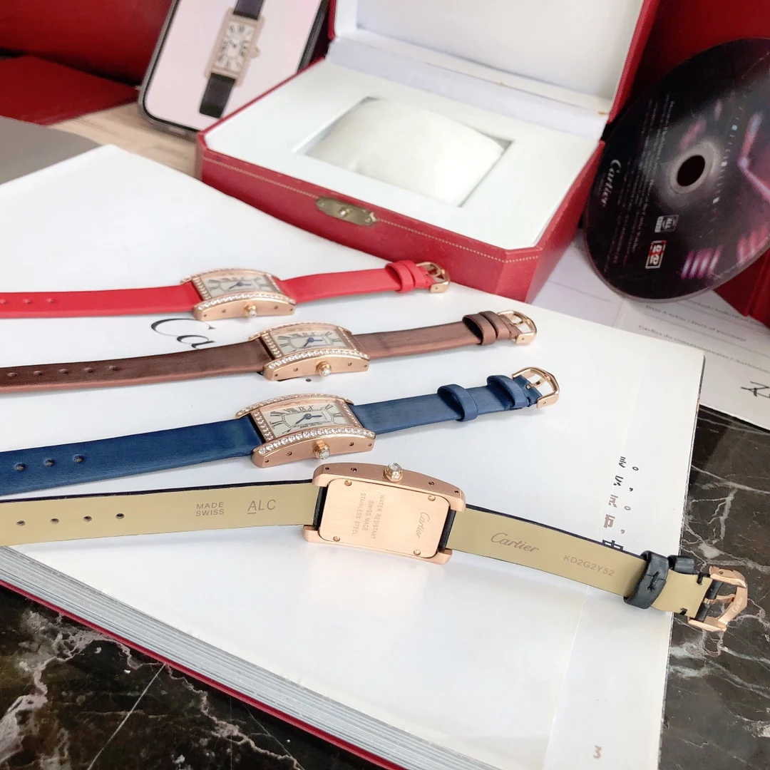 Cartier Tank Steel 20mm — photographed off the sweep