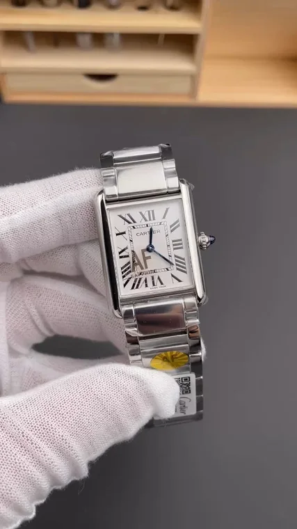 Cartier Tank Steel 33.7 × 25.5mm