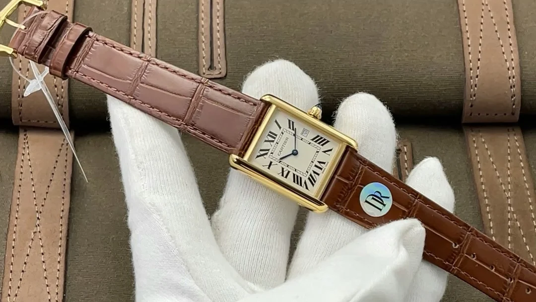 Cartier Tank Steel Blue Dial 24mm