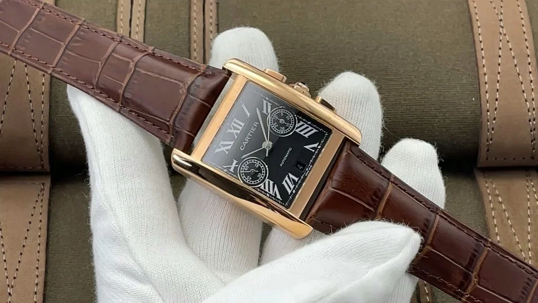 Cartier Tank Steel Blue Dial 34.3mm