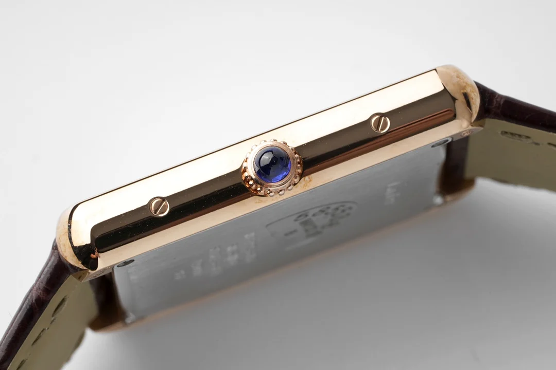 Cartier Tank Yellow Gold — photographed off the sweep