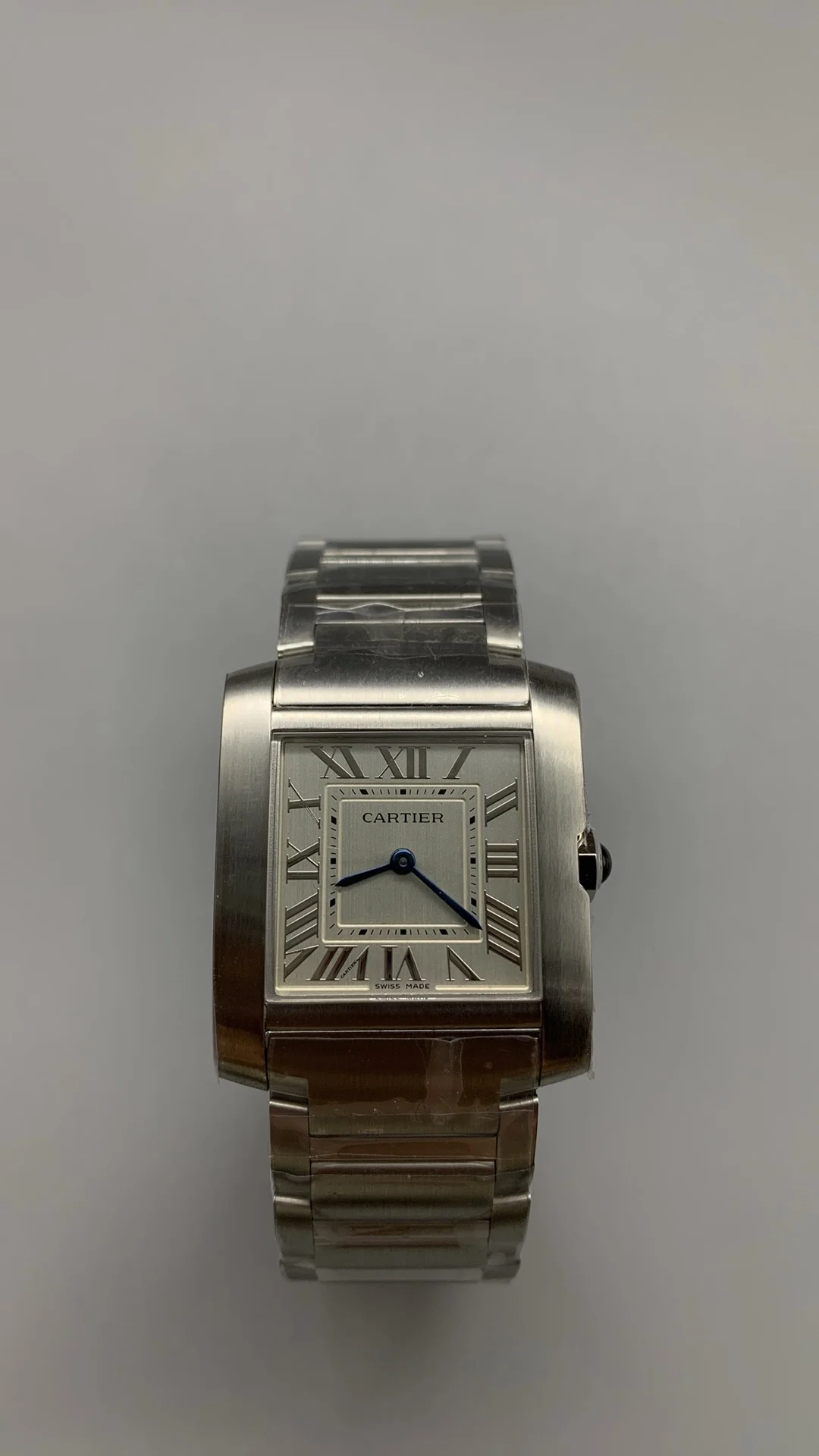 Cartier Tank — photographed off the sweep