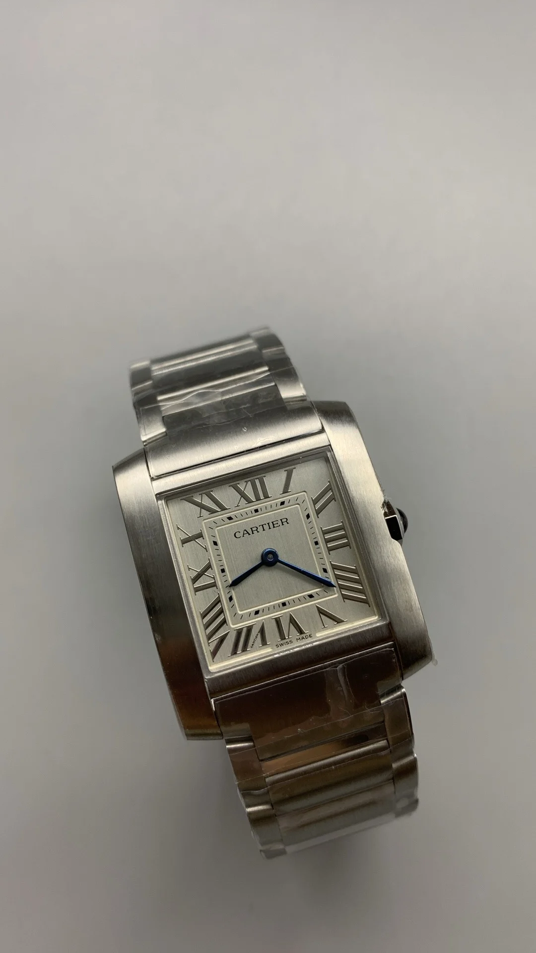 Cartier Tank — photographed off the sweep