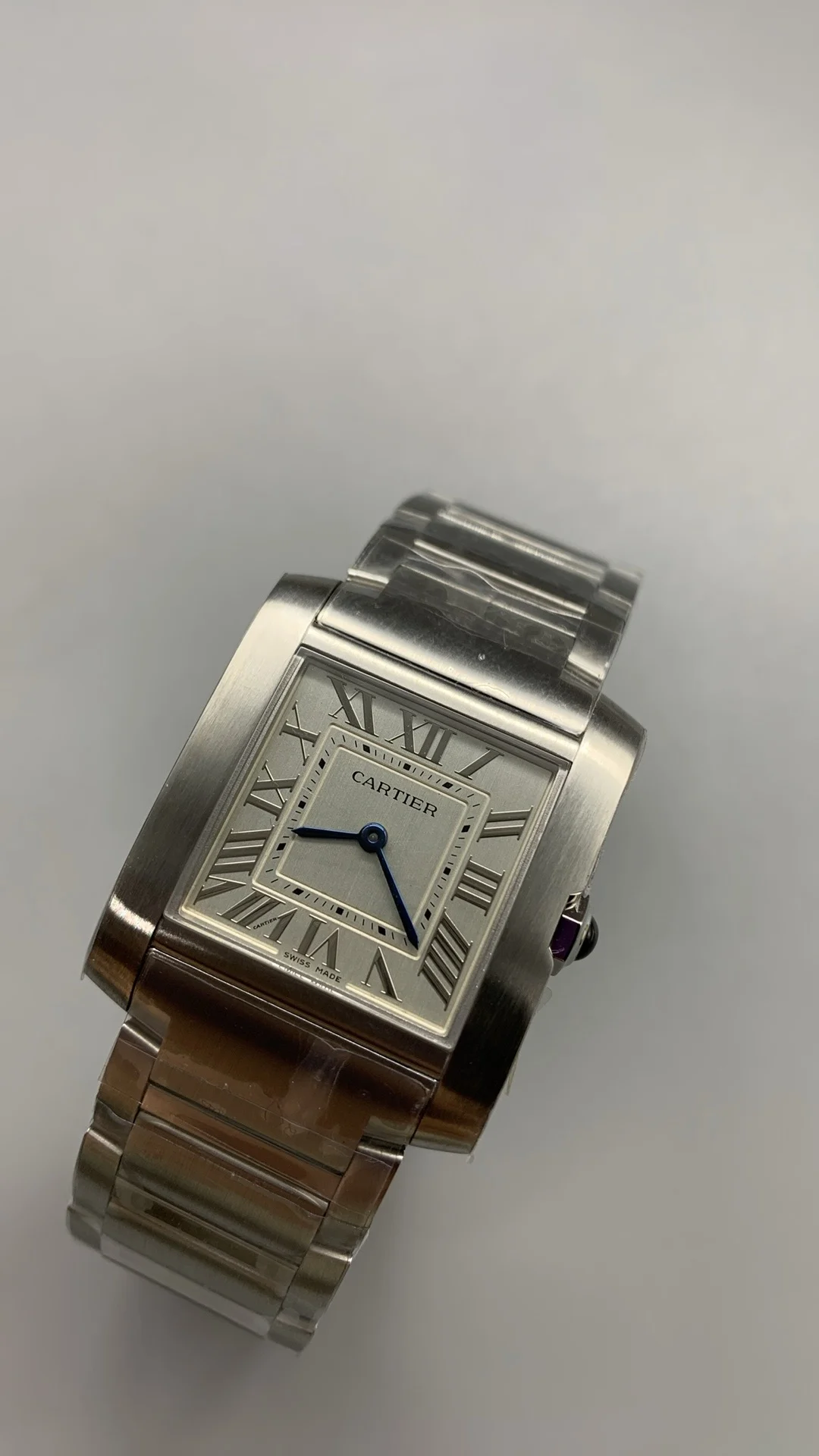 Cartier Tank — photographed off the sweep