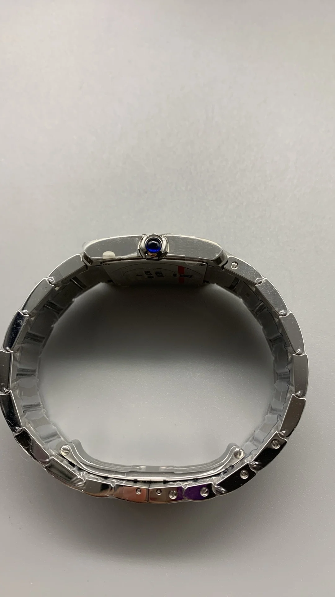 Cartier Tank — photographed off the sweep
