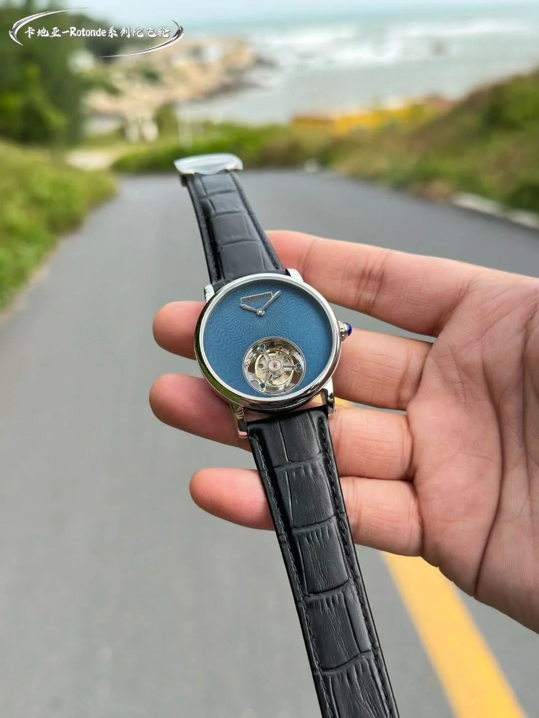 Cartier Tourbillon — photographed off the sweep