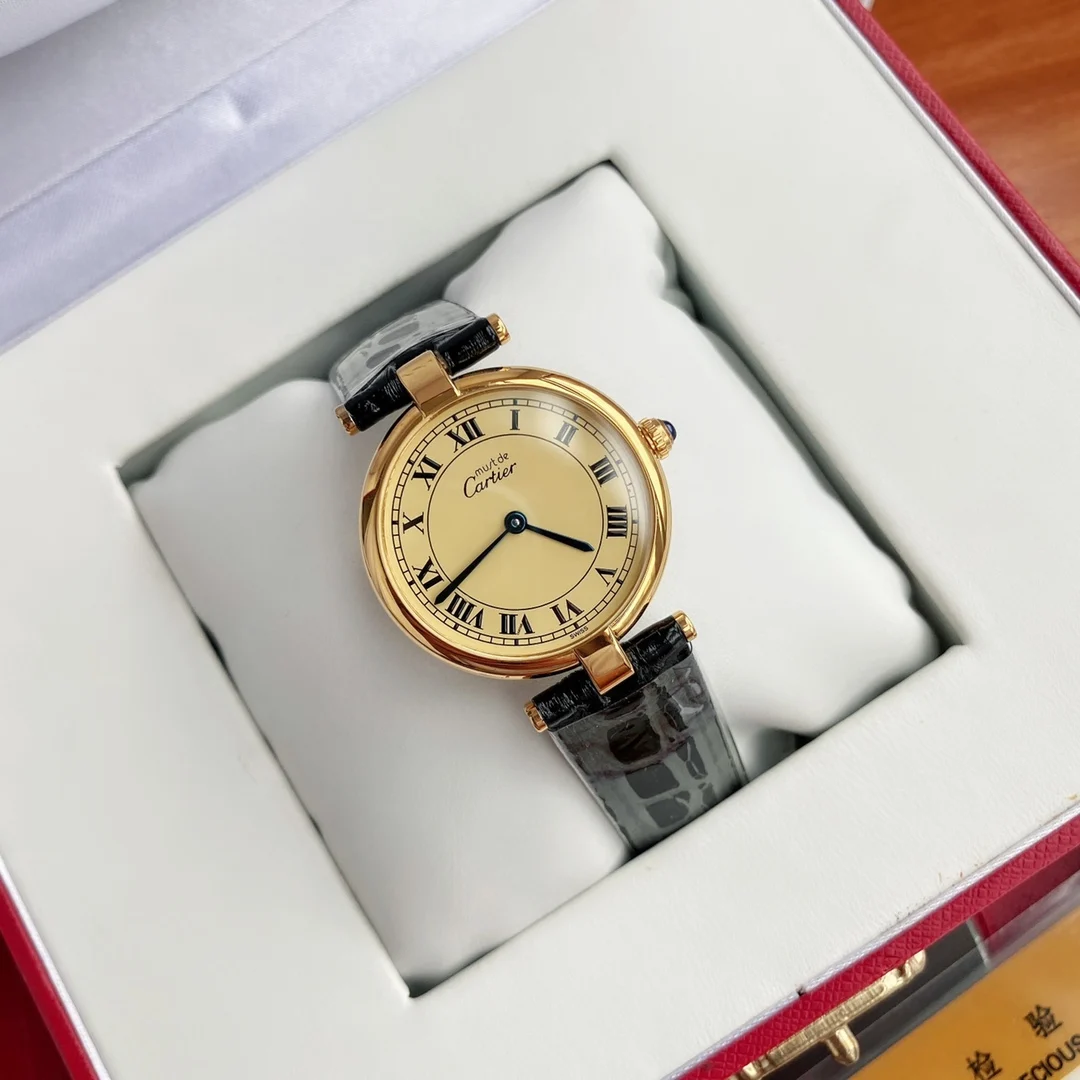 Cartier Yellow Gold — photographed off the sweep