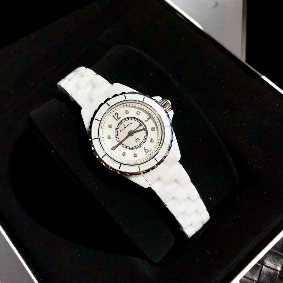 Chanel J12 Ceramic 29mm — photographed off the sweep