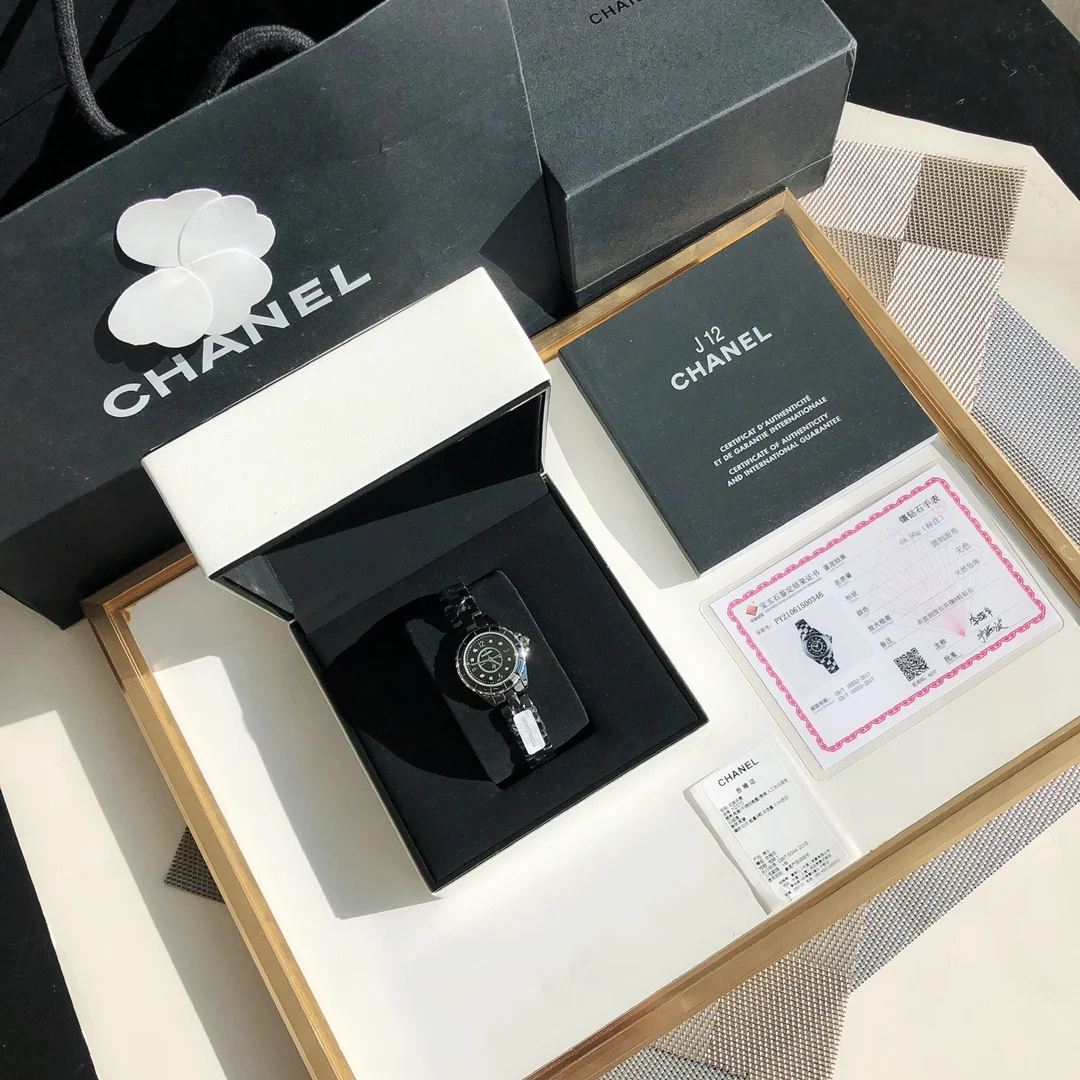 Chanel J12 Ceramic Diamond-Set 29mm