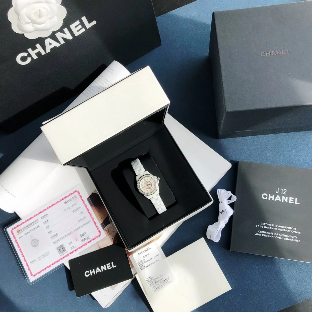 Chanel J12 Ceramic Diamond-Set 29mm