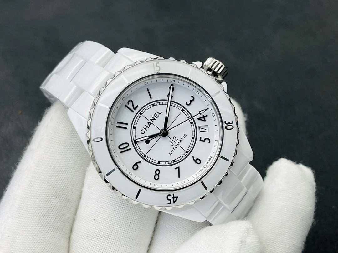 Chanel J12 — photographed off the sweep