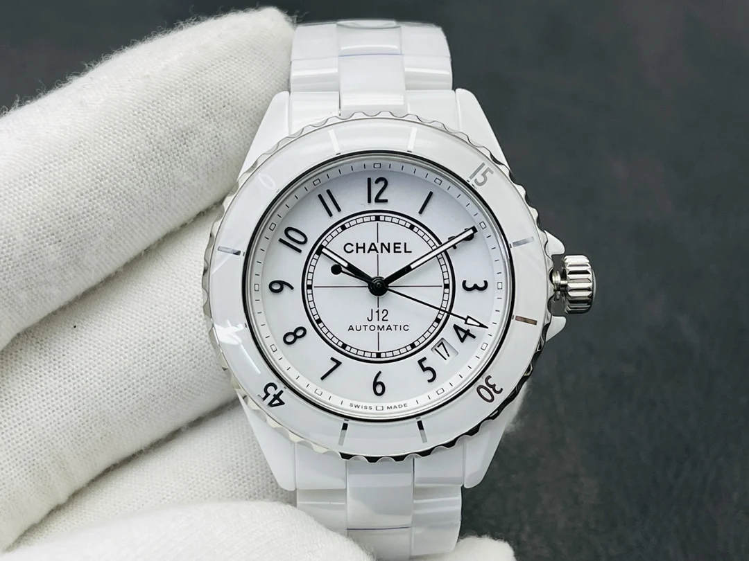 Chanel J12 — photographed off the sweep