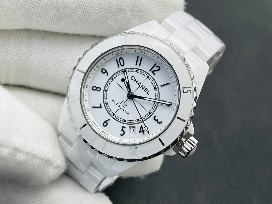 Chanel J12 — photographed off the sweep