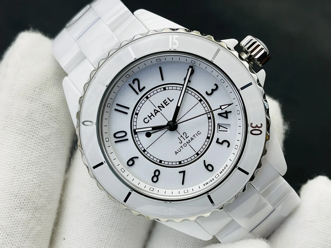 Chanel J12 — photographed off the sweep
