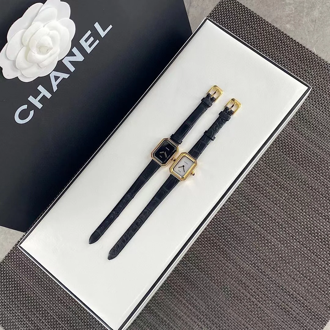 Chanel Première Black Dial Diamond-Set