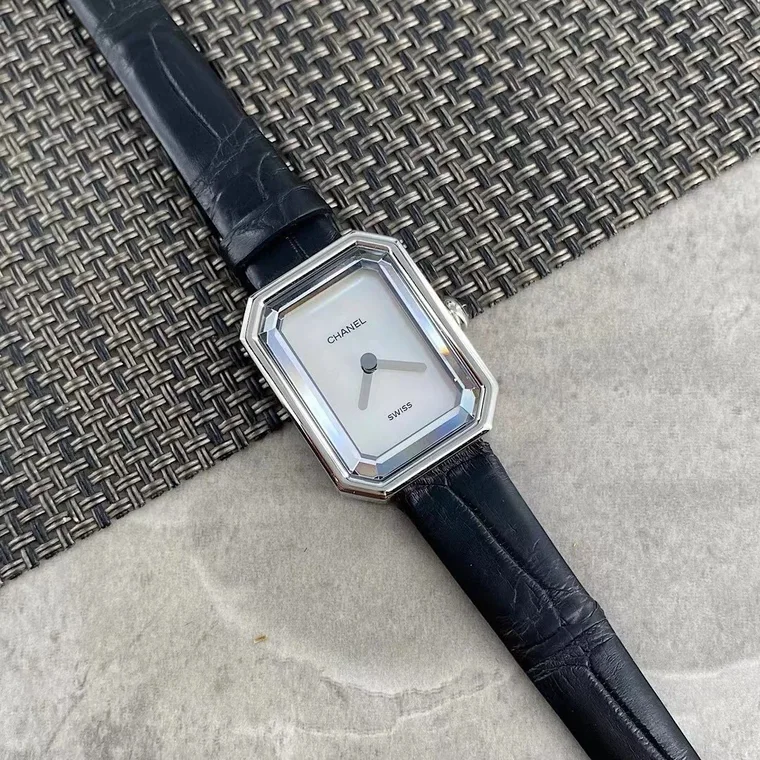 Chanel Première Black Dial Diamond-Set