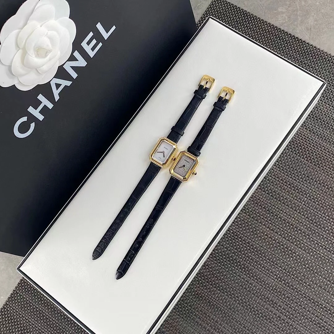 Chanel Première Black Dial Diamond-Set