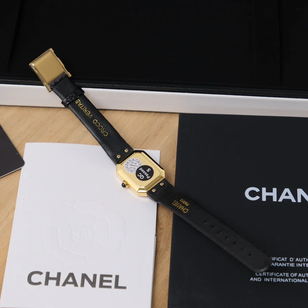 Chanel Première Black Dial — photographed off the sweep