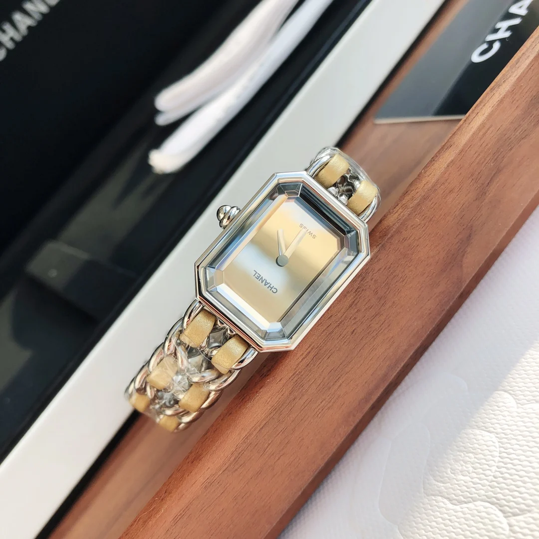 Chanel Steel 26 × 20mm — photographed off the sweep